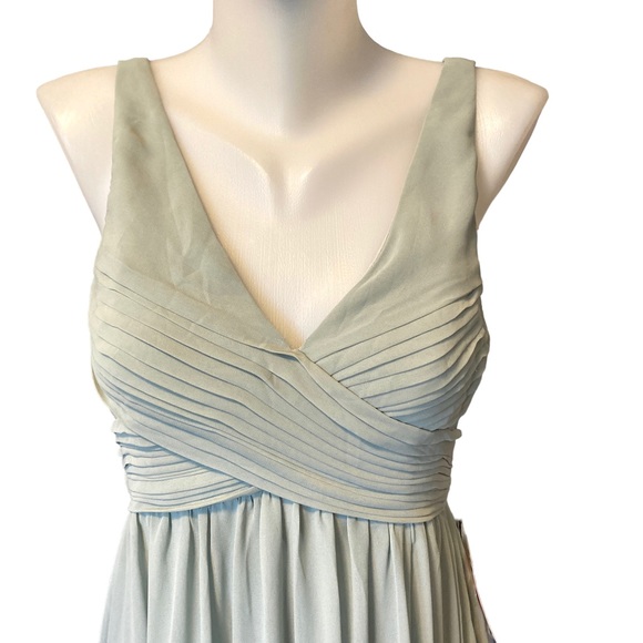 Birdy Grey Laurie Sage chiffon empire bridesmaids prom dress size S and M NWT - Picture 8 of 12